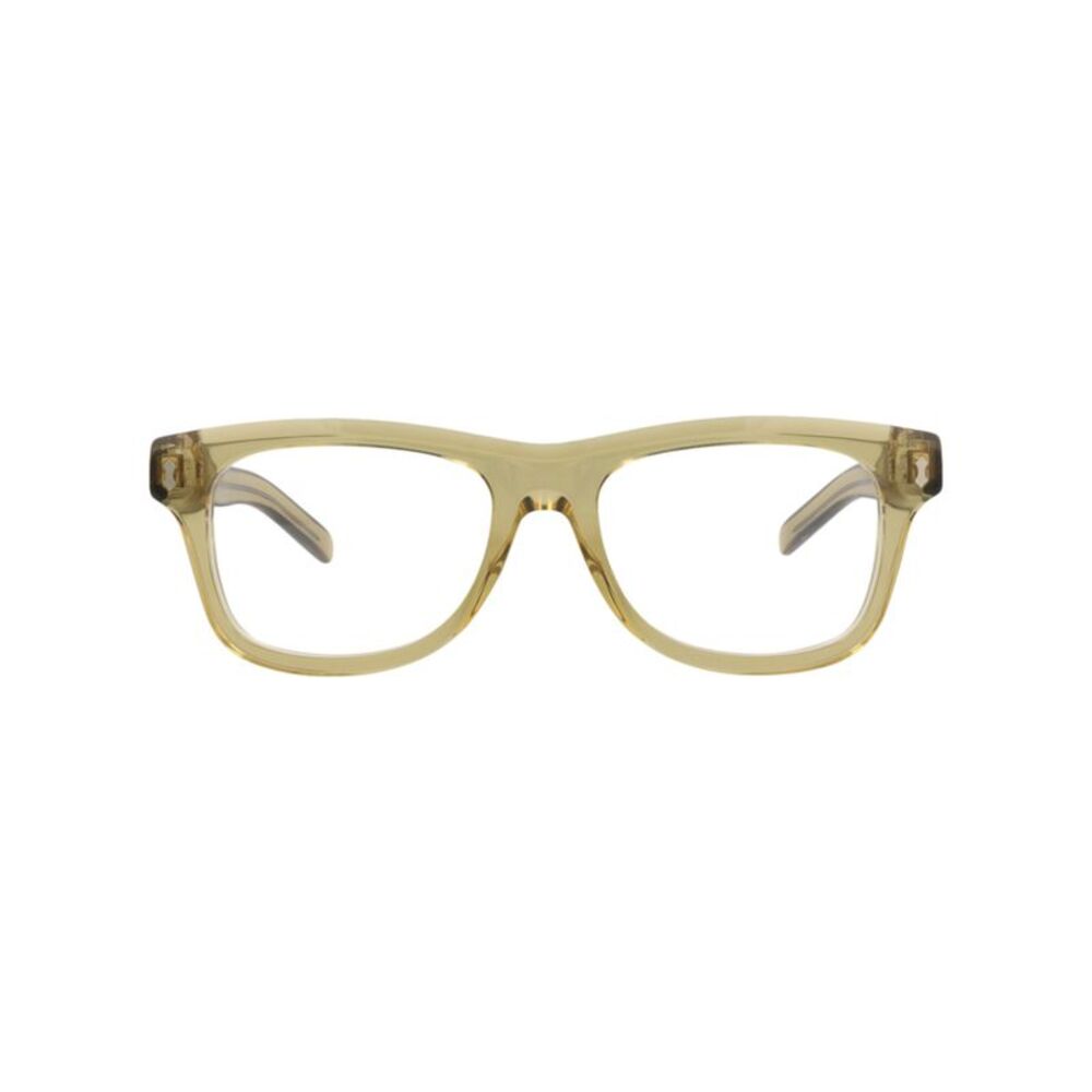 Gucci Square-Frame Recycled Acetate Optical Frames Yellow Mens